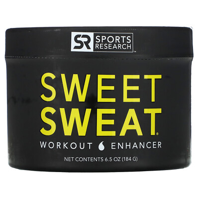 Sports Research, Sweet Sweat Workout Enhancer, 6,5 унций (184 г)