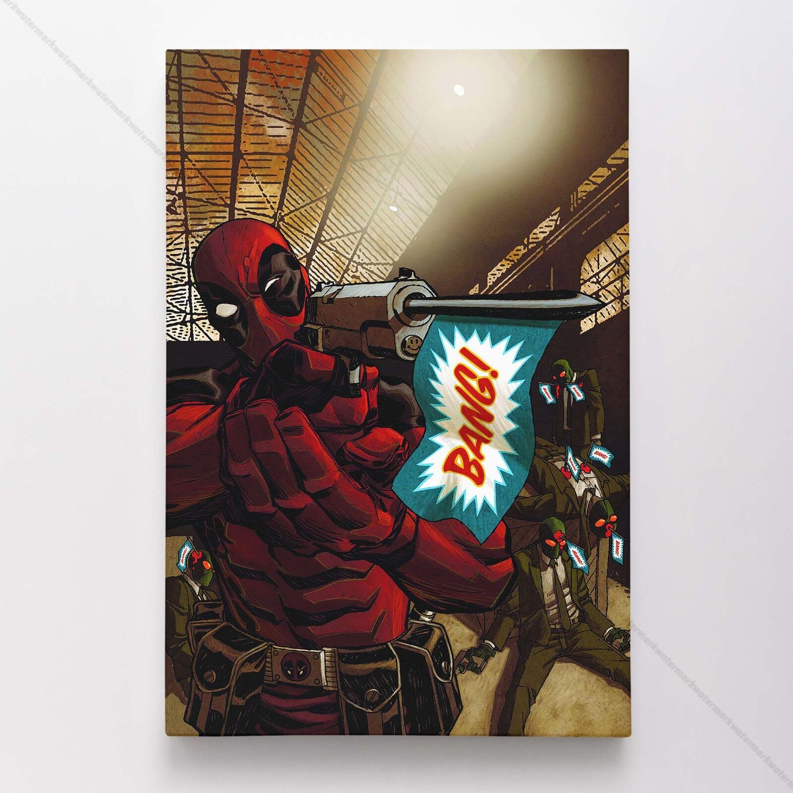 Deadpool Poster Canvas Vol 4 #26 Bang! Superhero Marvel Comic Book Art Print