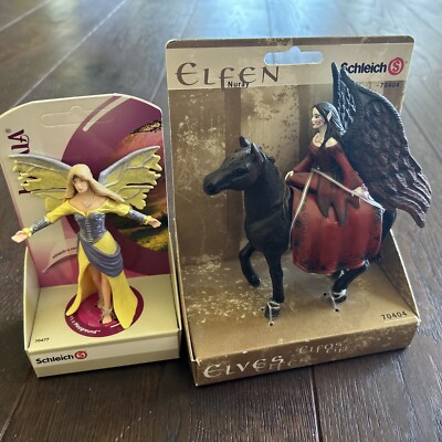 schleich bayala 70477 elfen nuray 70404 nib figures fairy play pretend
