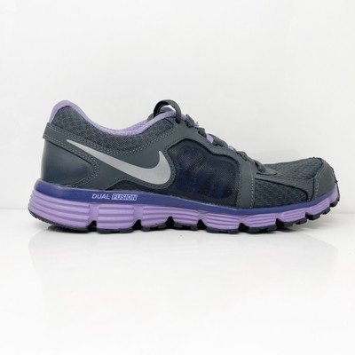 Кроссовки для бега Nike Womens Dual Fusion ST 2 454240-015 черные, размер 7,5