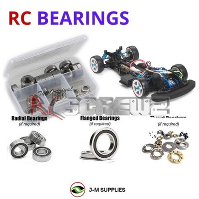 RCScrewZ Rubber Shielded Bearings tam136r for Tamiya FF-03R FWD TC (84288) | KIT