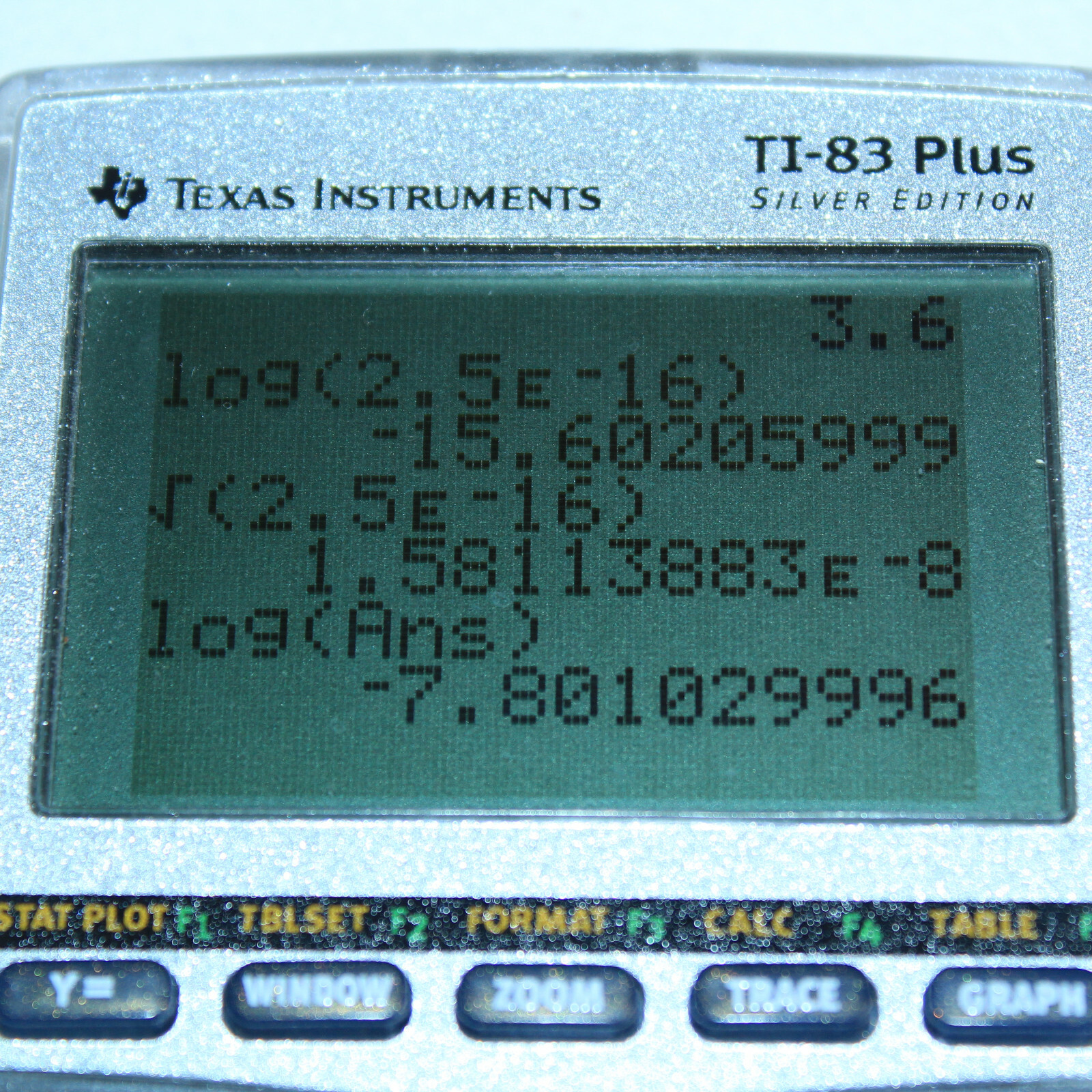 Texas Instruments TI-83 Plus Silver Edition Graphing Calculator CLEAN / TESTED