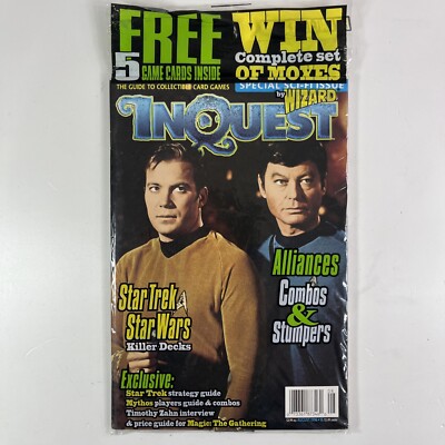 Inquest Gaming Magazine #16 (1996) STAR TREK MTG, Factory Sealed with Cards