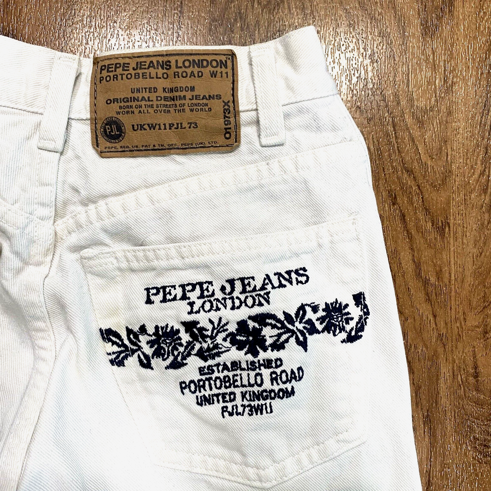 古着　PEPE JEANS London UK 9 VINTAGE Pepe Jeans Men Blue Baggy London UK Denim Hip Hop