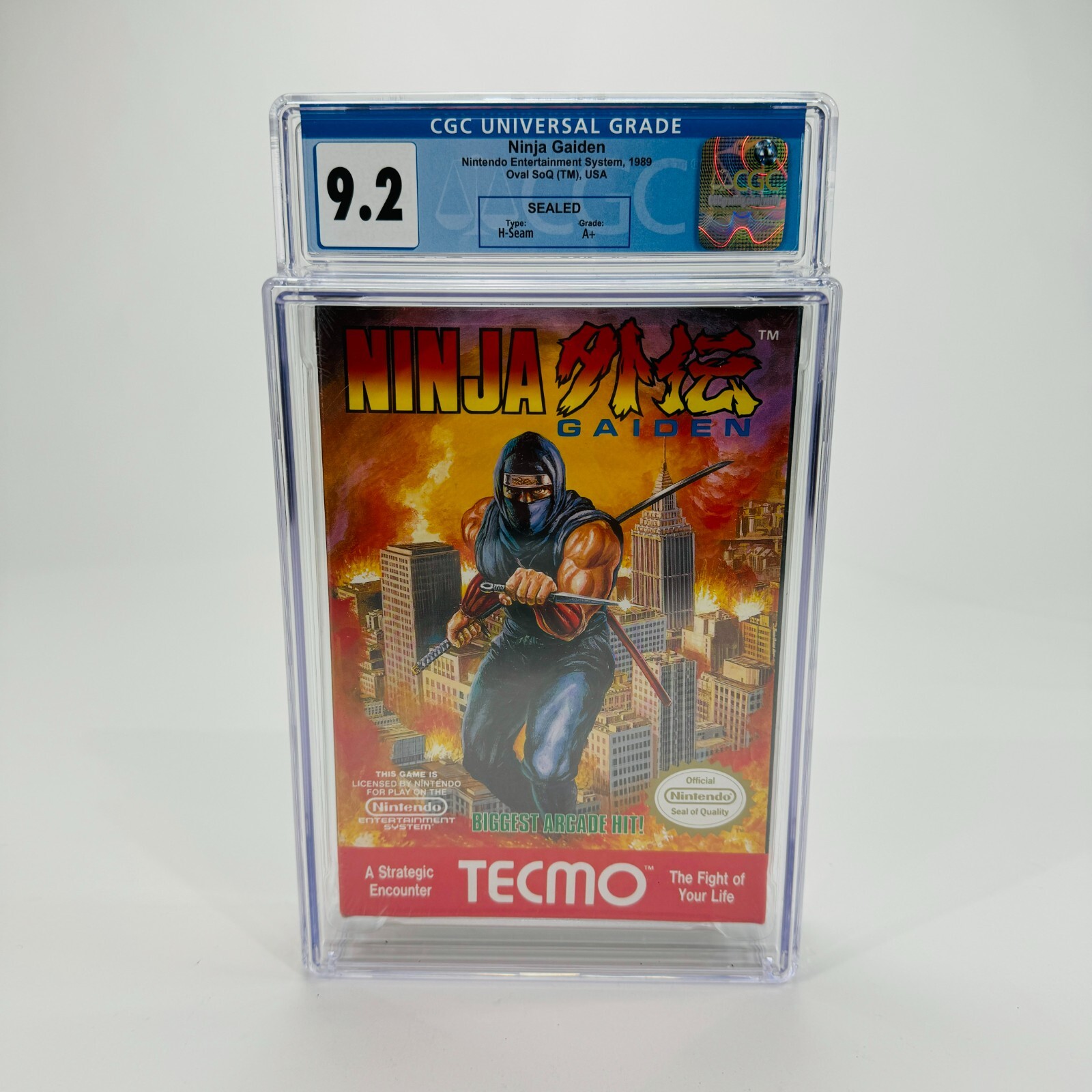 【超希少】JAEPO2018限定NESiCA Ninja Gaiden - Nintendo NES, 1989 Factory Sealed Oval (Not