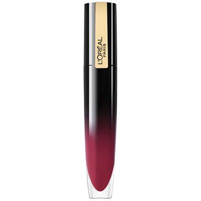 L'Oreal Paris Brilliant Signature Shiny Lip Stain Lipstick, Be Successful 0.21