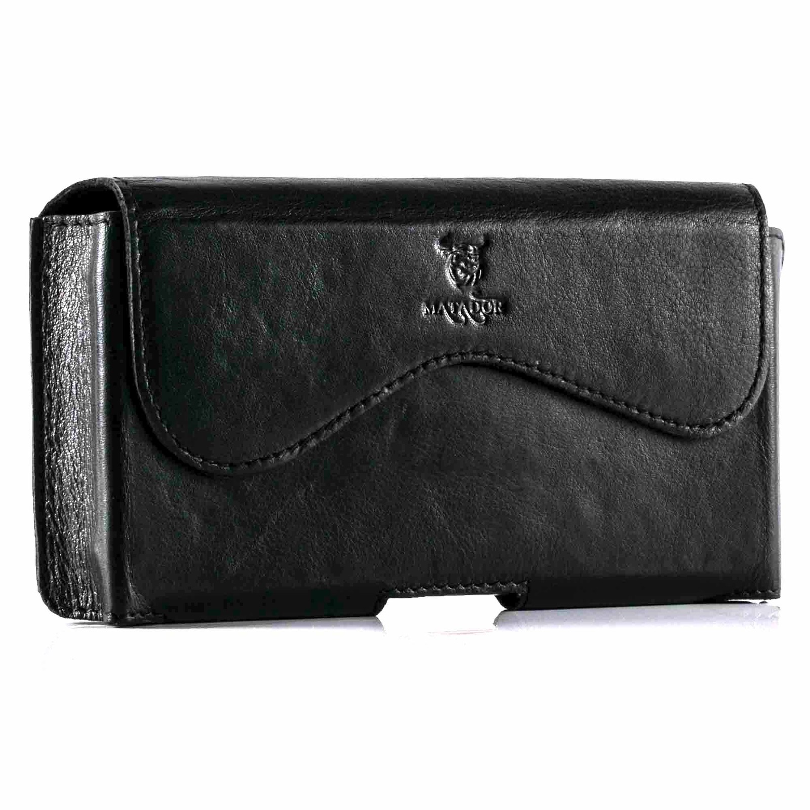 MATADOR Huawei P40 Pro P50 Pro P60 Pro P30 Leder Quertasche Handytasche Schwarz