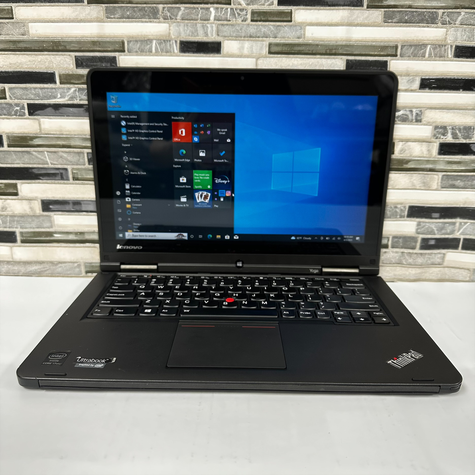 Lenovo ThinkPad Yoga i7-4600U 2.1GHz 8GB RAM 256GB HDD Intel HD Family Win 10 - Picture 2 of 12
