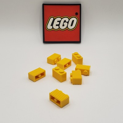LEGO 1 x 2 Brick w Grille YELLOW (x8) 2877 NEW REPLACEMENT PARTS