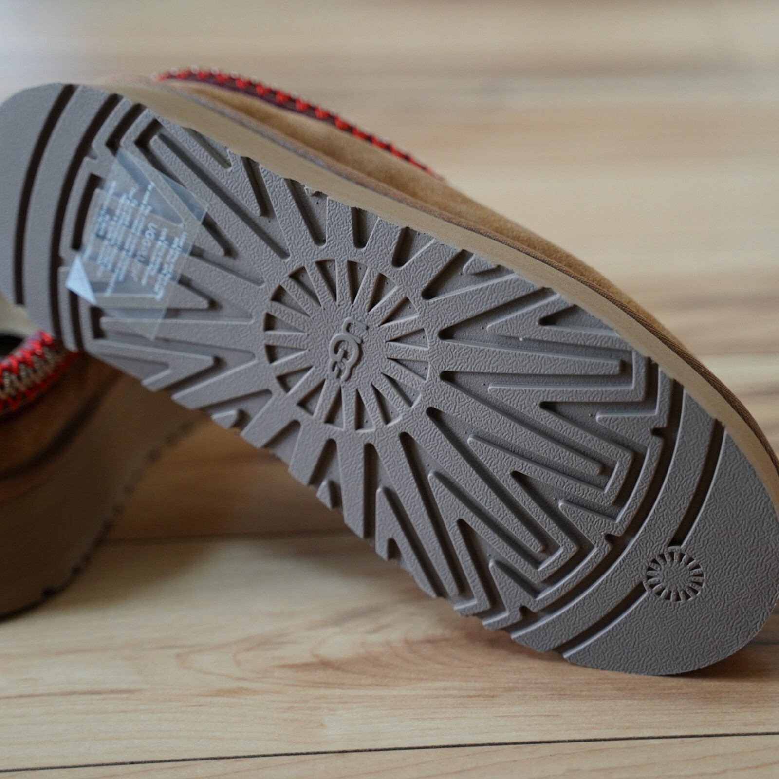 Pre-owned Ugg Tasman Tazz Platform Slipper Three Colors Olive Green/ Chestnut/black Size 9