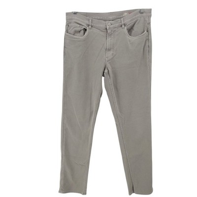 FAHERTY Stretch Terry 5 Pocket Pants Iron Gray Cotton Blend Men's Size 34