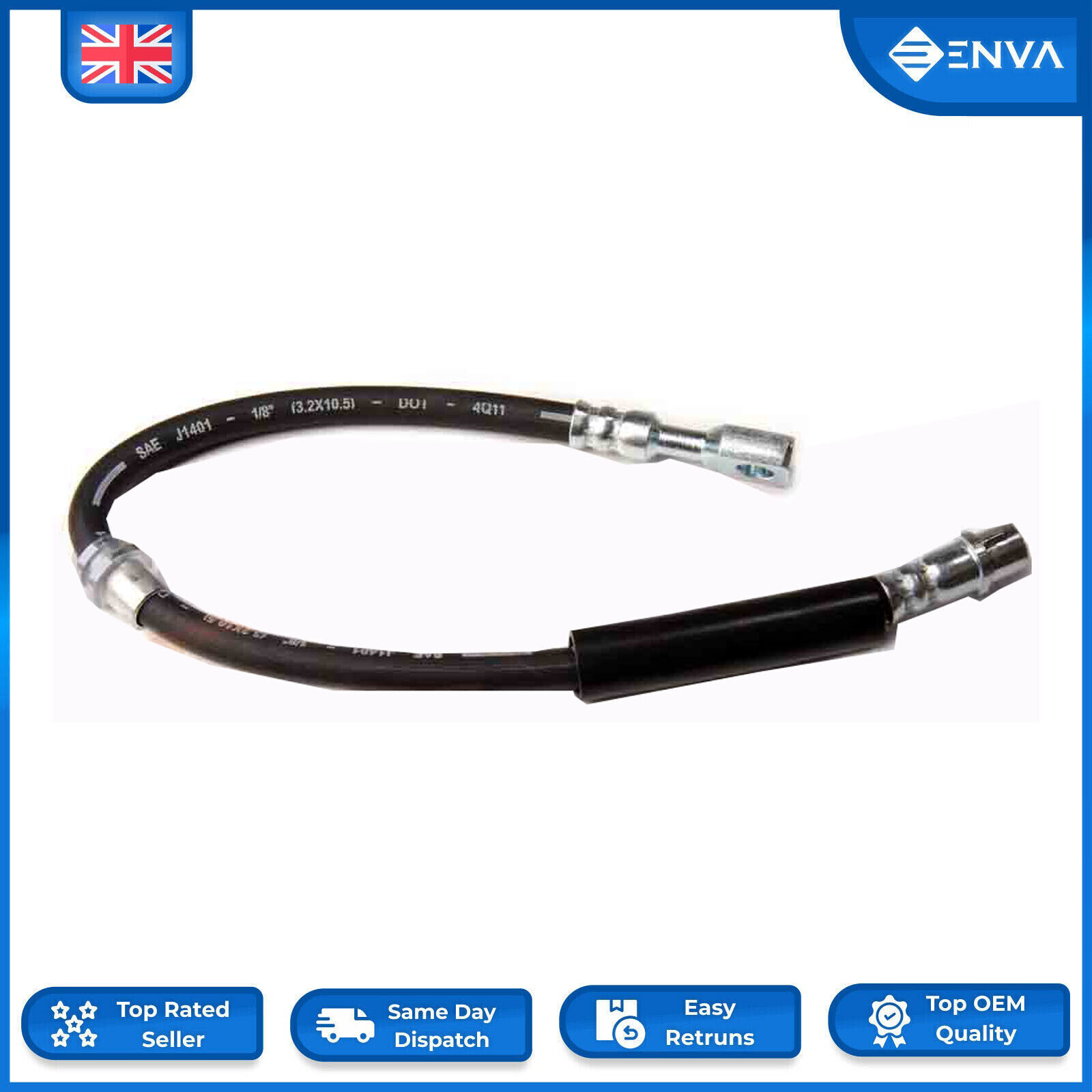 Conduite tuyau frein avant Pour Opel Astra H MK5 Meriva B Zafira B | 13136715