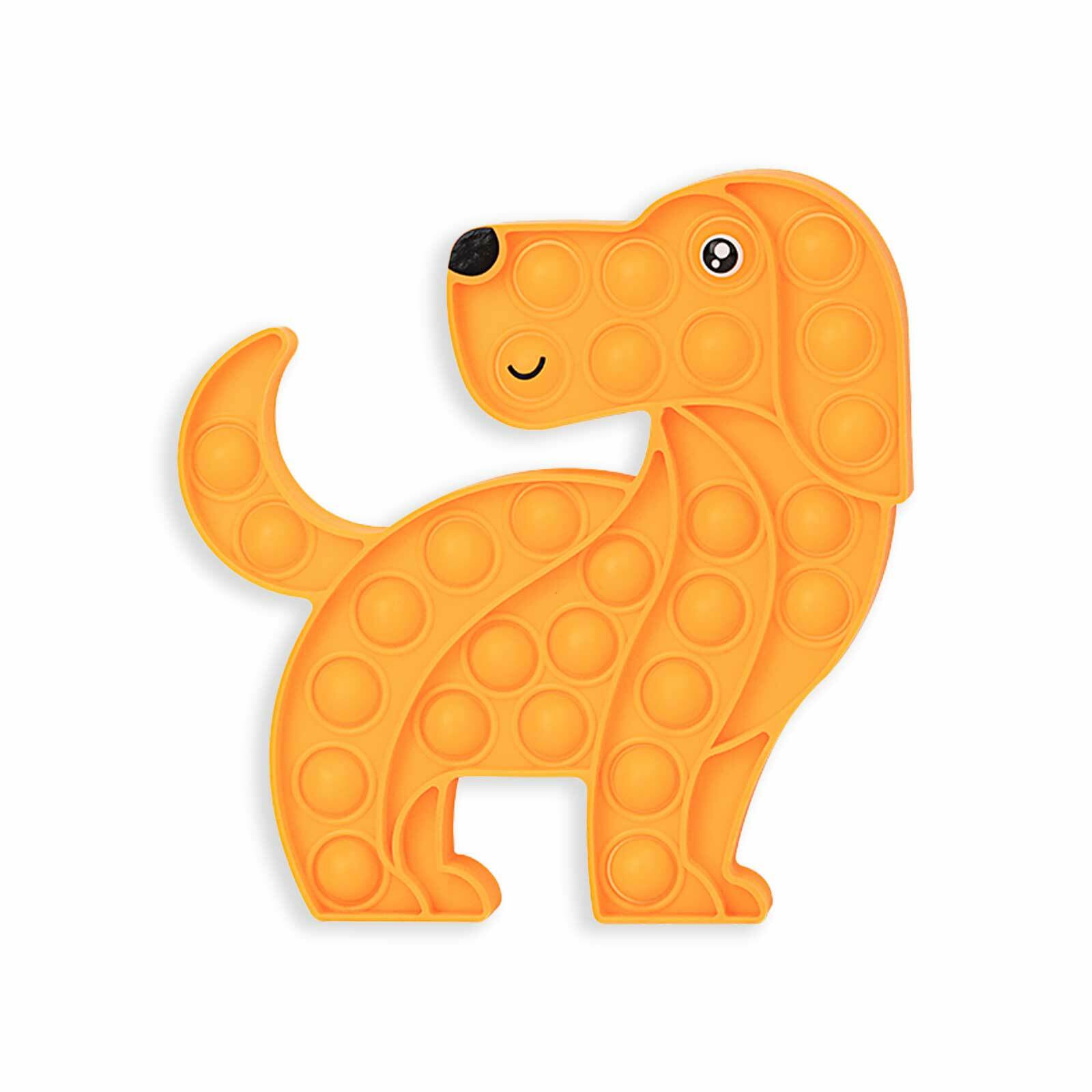 Pop it Hund Fidget Toy Spiel Toys Spielzeug Popit Simple Dimple Silikon
