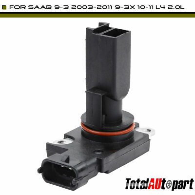 Mass Air Flow MAF Sensor for Saab 9-3 2003-2011 9-3X 10-11 L4 2.0L Turbocharged