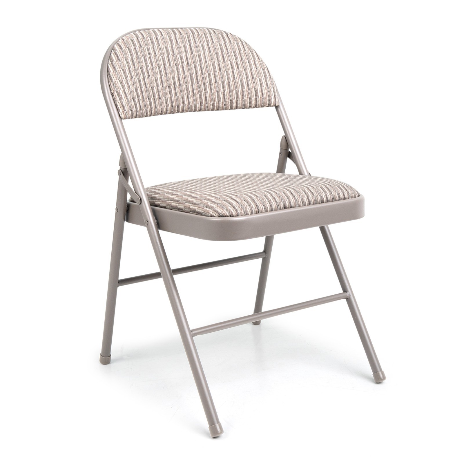 TUBULAR STEEL FOLDING CHAIR グレー2脚 TUBULAR STEEL FOLDING CHAIR グレー2脚 TUBULAR STEEL FOLDING
