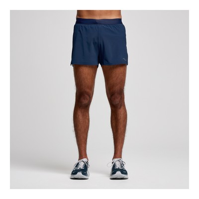 Мужская одежда Saucony Men превосходит короткую темно-синюю одежду L на 2,5 Сплит