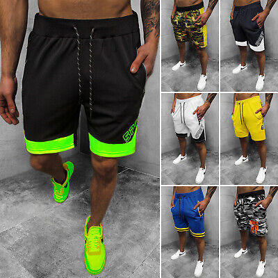 Kurzhose Sporthosen Kurze Shorts Jogging Fitness Unifarben Herren OZONEE KS2606Z