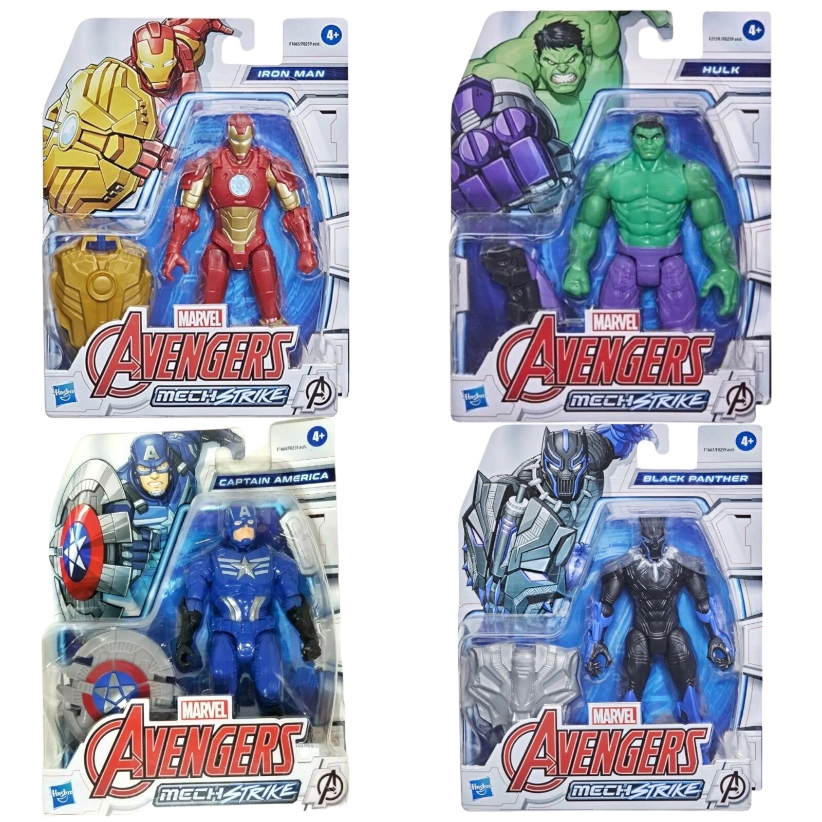 アベンジャーズ！！♤4作品のセットです。 Marvel Avengers Mech-Strike 6