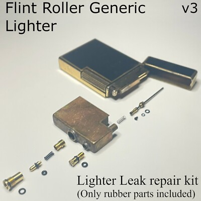 Japan Flint Roller Lighter Refurbish Overhaul Kit Set Parts Repair o ring seals