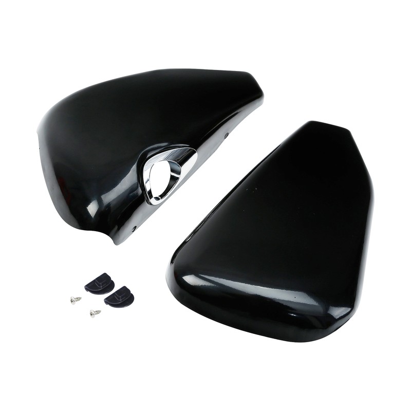 Black Battery Covers Fit For Harley Sportster XL 883 XL 1200 2014-2022 2015 2016
