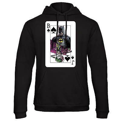 BATMAN JOKER HOODIE SUPERHERO JUSTICE LEAGUE ARKHAM ORIGIN DC