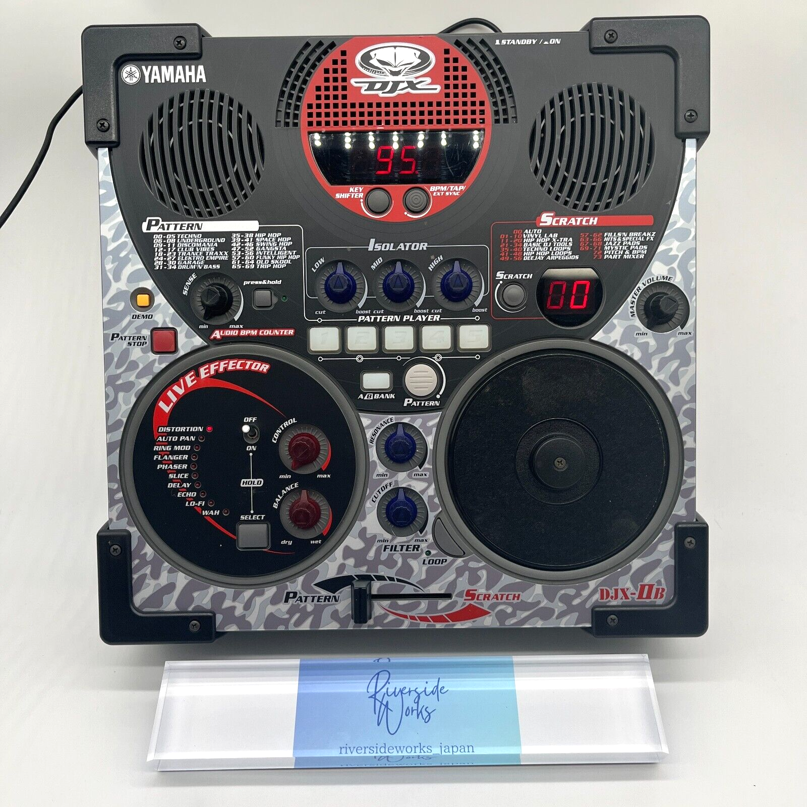 YAMAHA DJX-IIB DJ Mixer Rhythm Machine Sequencer Effector YAMAHA DJX-IIB DJ Mixer Rhythm Machine Sequencer Effector