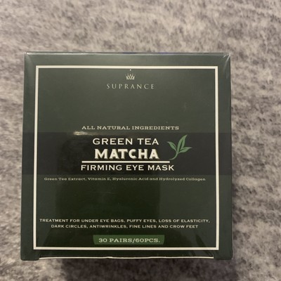 Green Tea Matcha Firming Eye Mask 30 Pairs For Fine Lines NEW Exp 08/2024