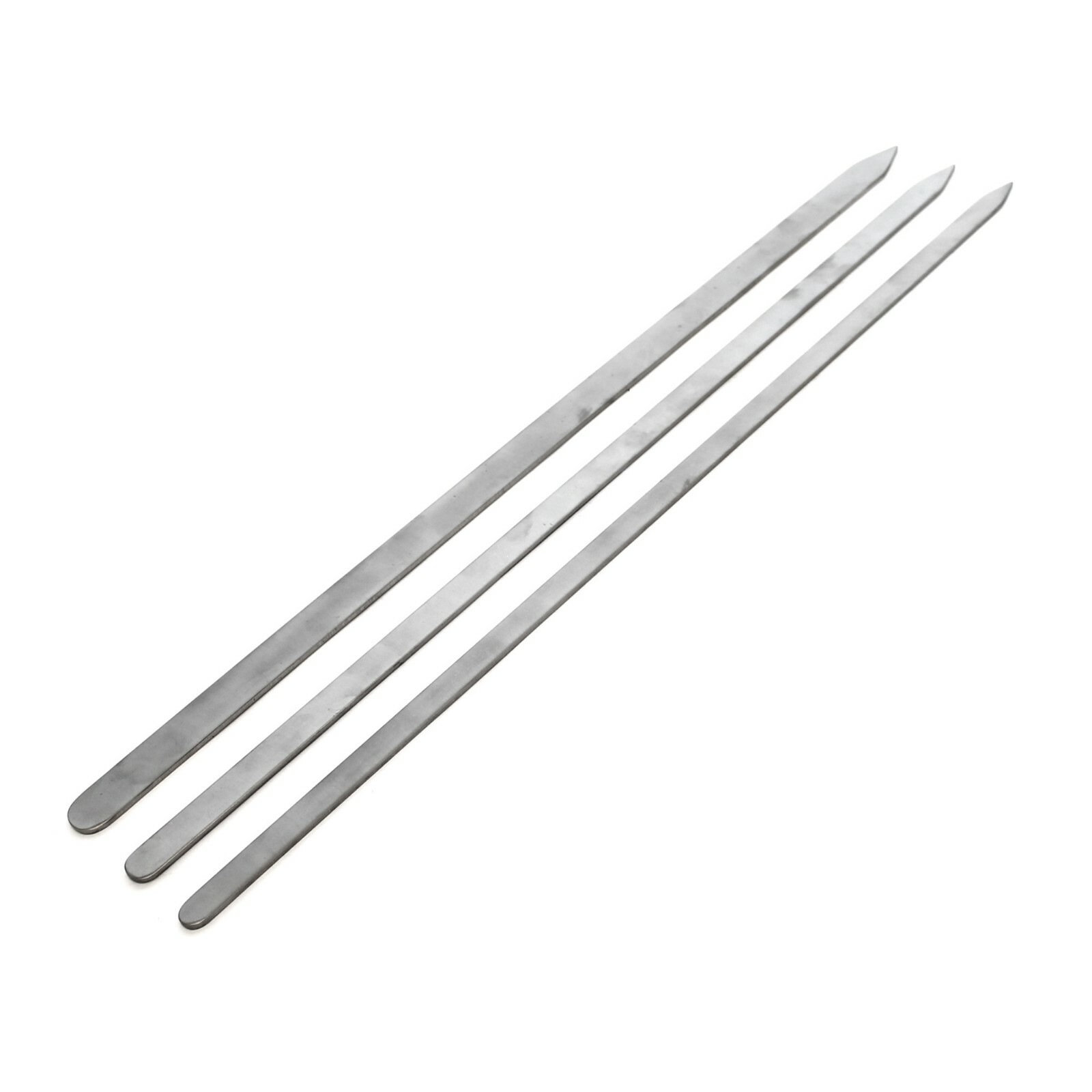 Edelstahl Grillspieß Spiesse Adana Schaschlikspieße 600x20x2mm Fleischspieße V2A