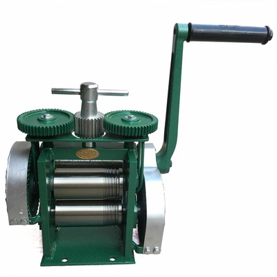 Jewelry Manual Rolling Mill Machine 120mm Flat Pattern Sheet Metal Jewelry Tool