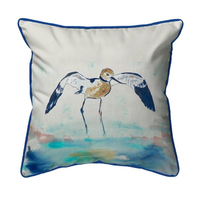 Betsy Drake Betsy's Avocet Large Indoor Outdoor Pillow 18x18