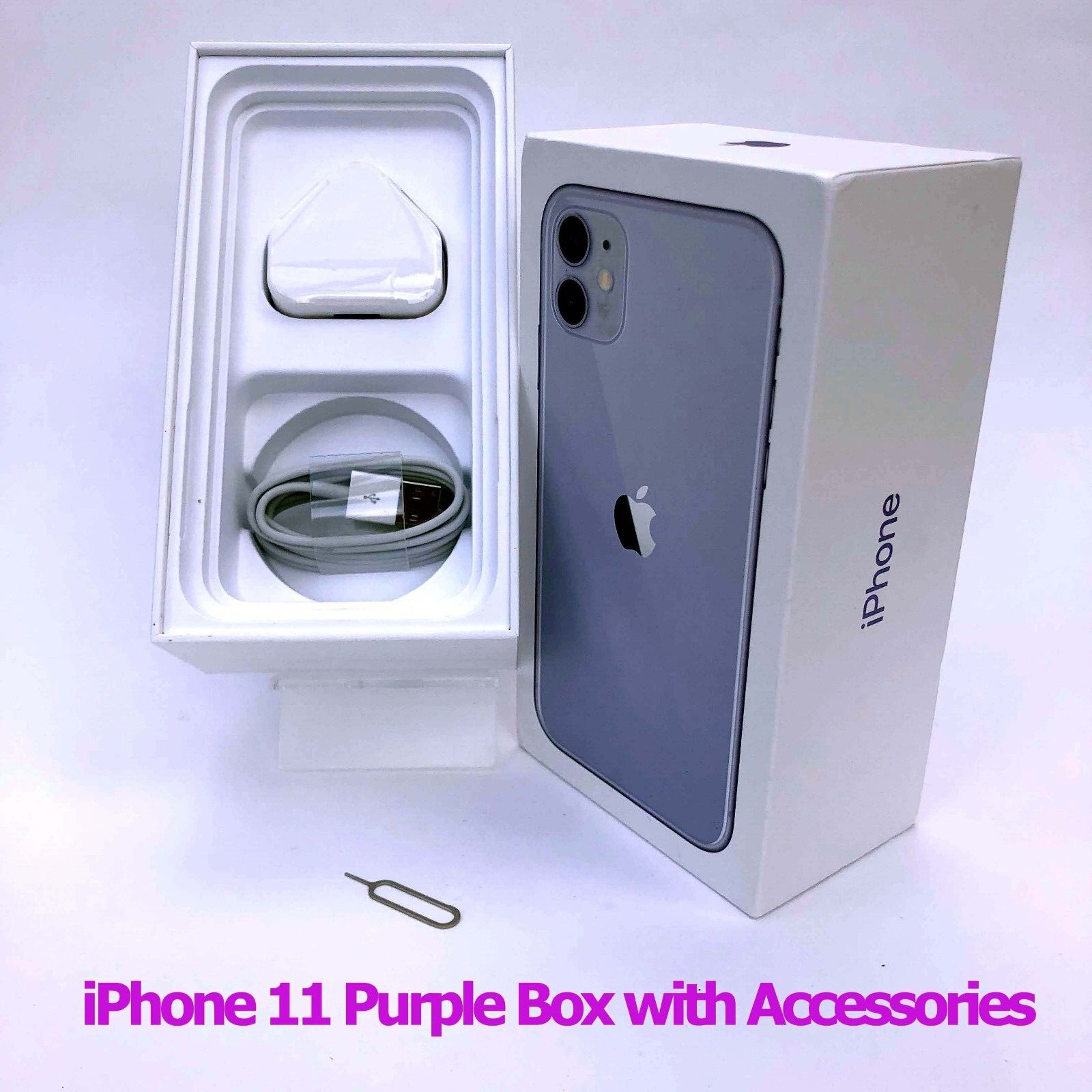 キヨコ iPhone11 パープル 本体 箱・充電器付き キヨコ iPhone11 パープル 本体 箱・充電器付き キヨコ iPhone11