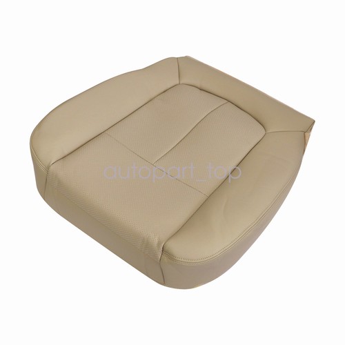 For Ford F150 2009-2014 Front Driver Bottom Replacement Leather Seat Cover Tan