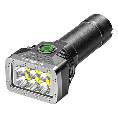 6 Led Flashlight 4 Gear Spotlight Flashlight Rechargeable Rainproof Spotlight