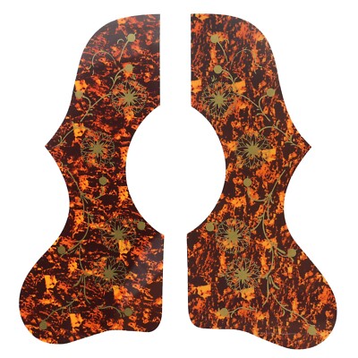Left and Right J-200 SJ-200 Style Acoustic Guitar Pickguard Self-adhesive Brown