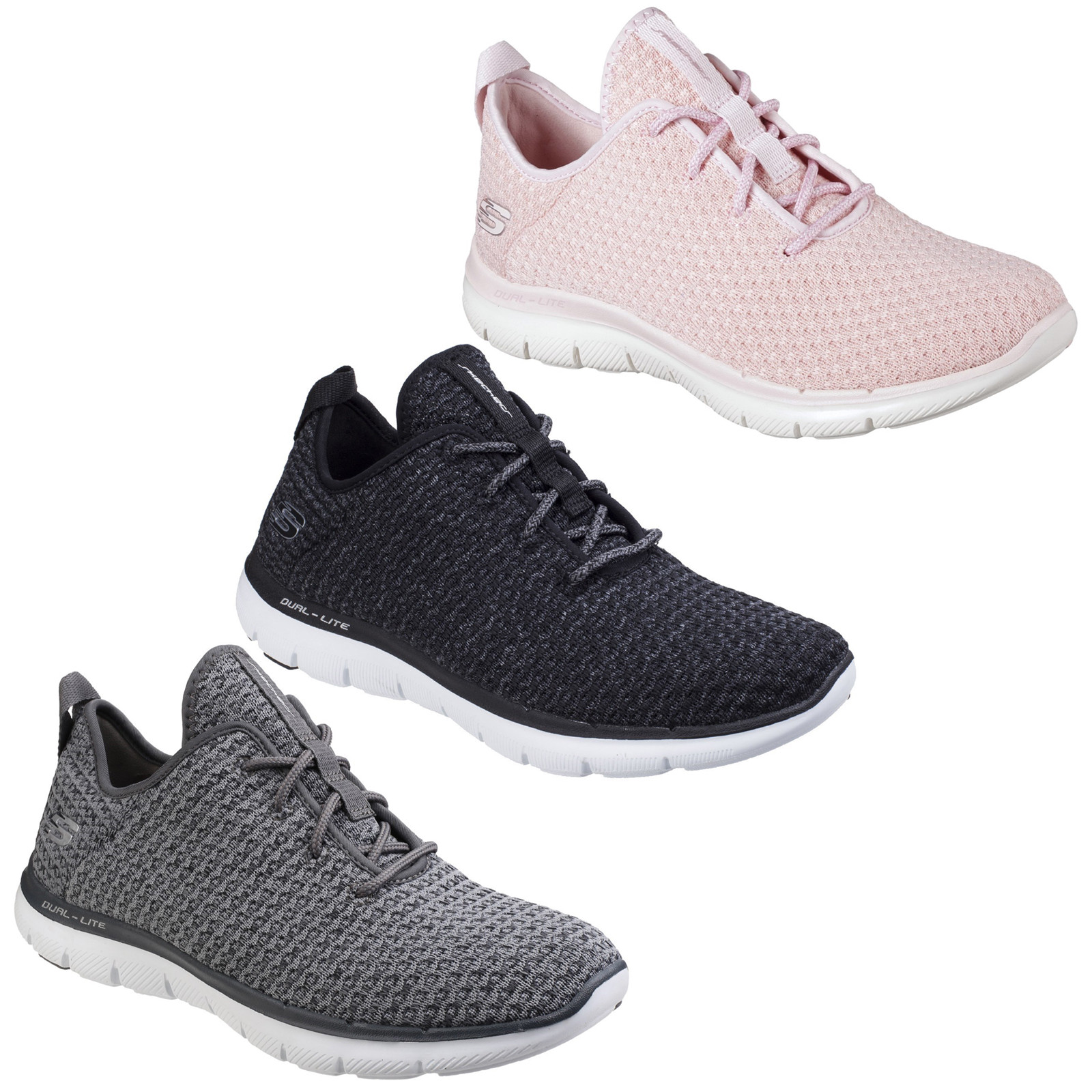 skechers flex appeal 2.0 trainers ladies