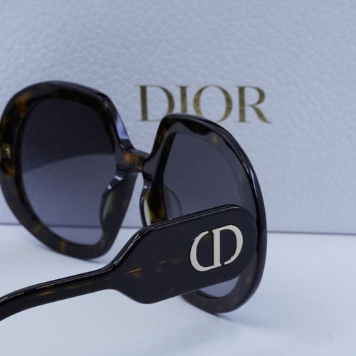 Pre-owned Dior Bobby R1u 20a1 Dark Havana/gradient Smoke 56-20-140 Sunglasses A... In Gray