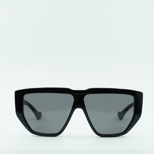 Pre-owned Gucci Gg0997s 002 Black/grey 99-1-145 Sunglasses In Gray