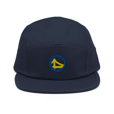 Golden State Warriors Minimalist Design Embroidered 5 Panel Cap Basketball Hat
