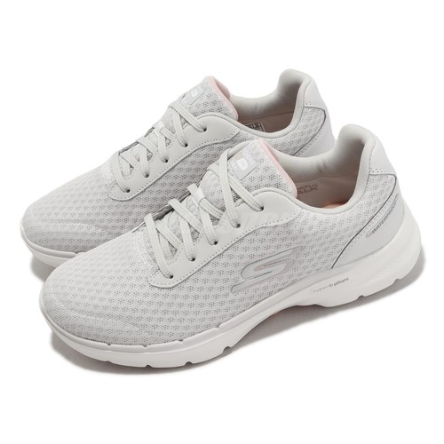 

Skechers Go Walk 6-Venecia Светло-серый Розовый Женская повседневная обувь 124549-LGPK, Go Walk 6-venecia