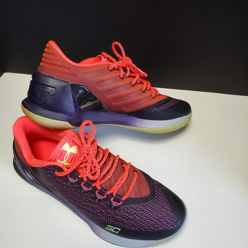 新品Under Armour Curry 3 ブラック/オレンジ Under Armour UA Steph Curry SC 3Zero 2 Basketball Shoes