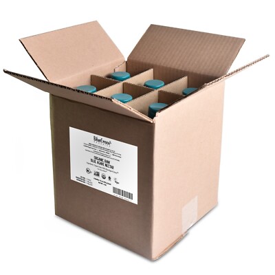 BLUE GREEN RAW SIX PACK Organic Agave Nectar, 1 Gallon, 16 Ounce