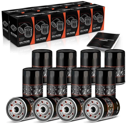 12Pcs Engine Oil Filter for GMC Sierra 1500 Yukon Cadillac