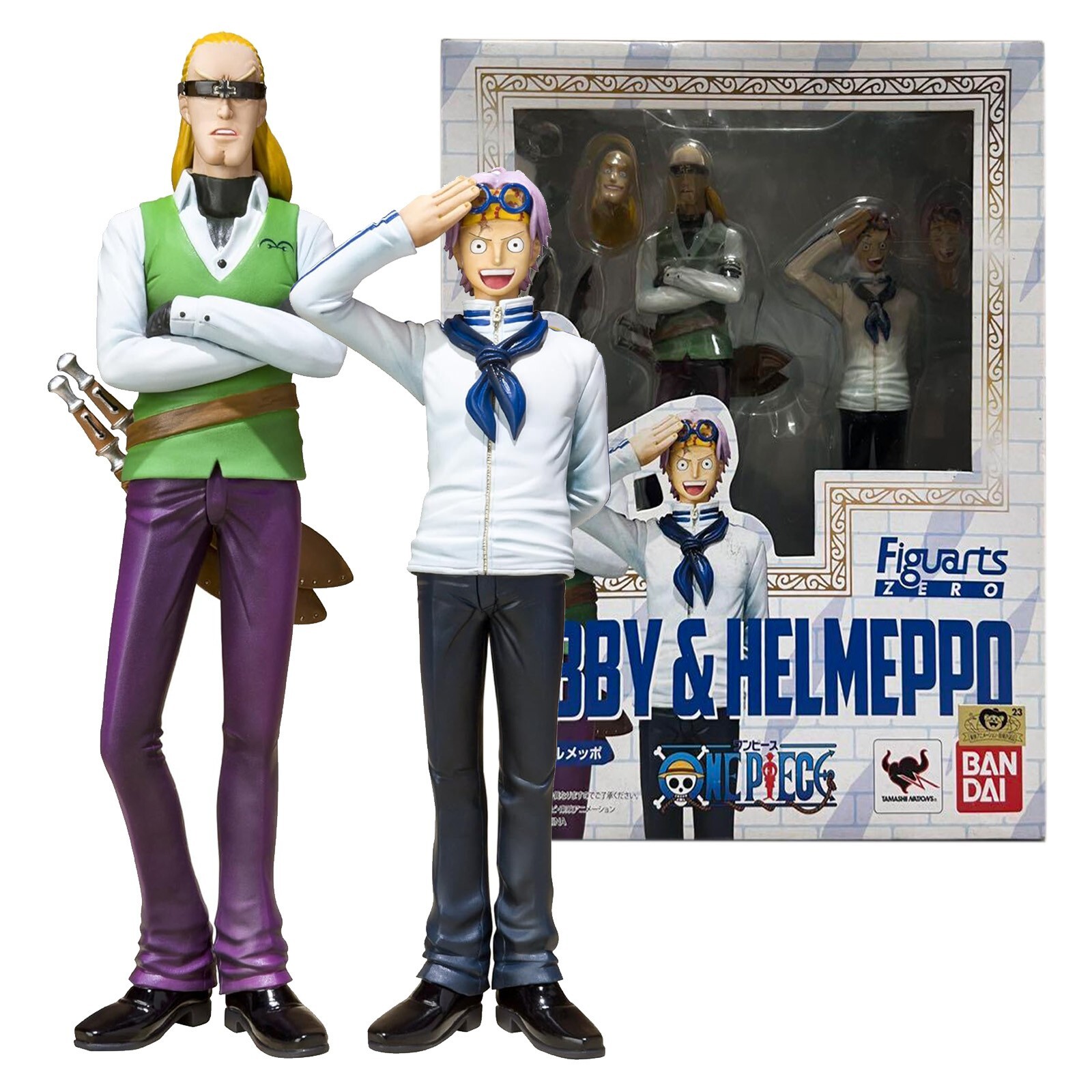 BANDAI Figuarts ZERO ONE PIECE Koby & Helmeppo Action Figure