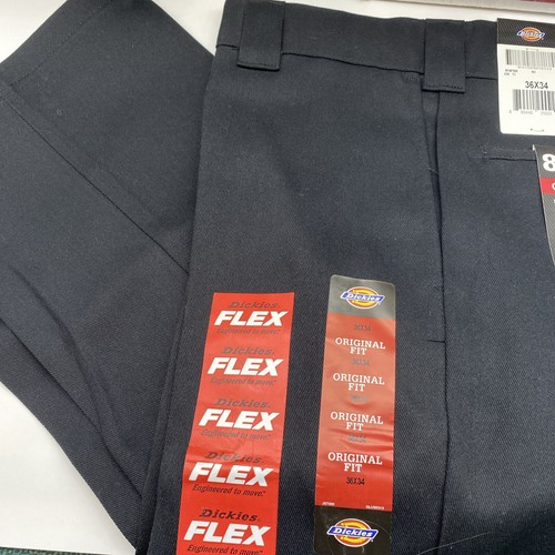 Dickies Men's Pants 874 FLEX Original Fit Work Pants 36x34 Black NWT | eBay