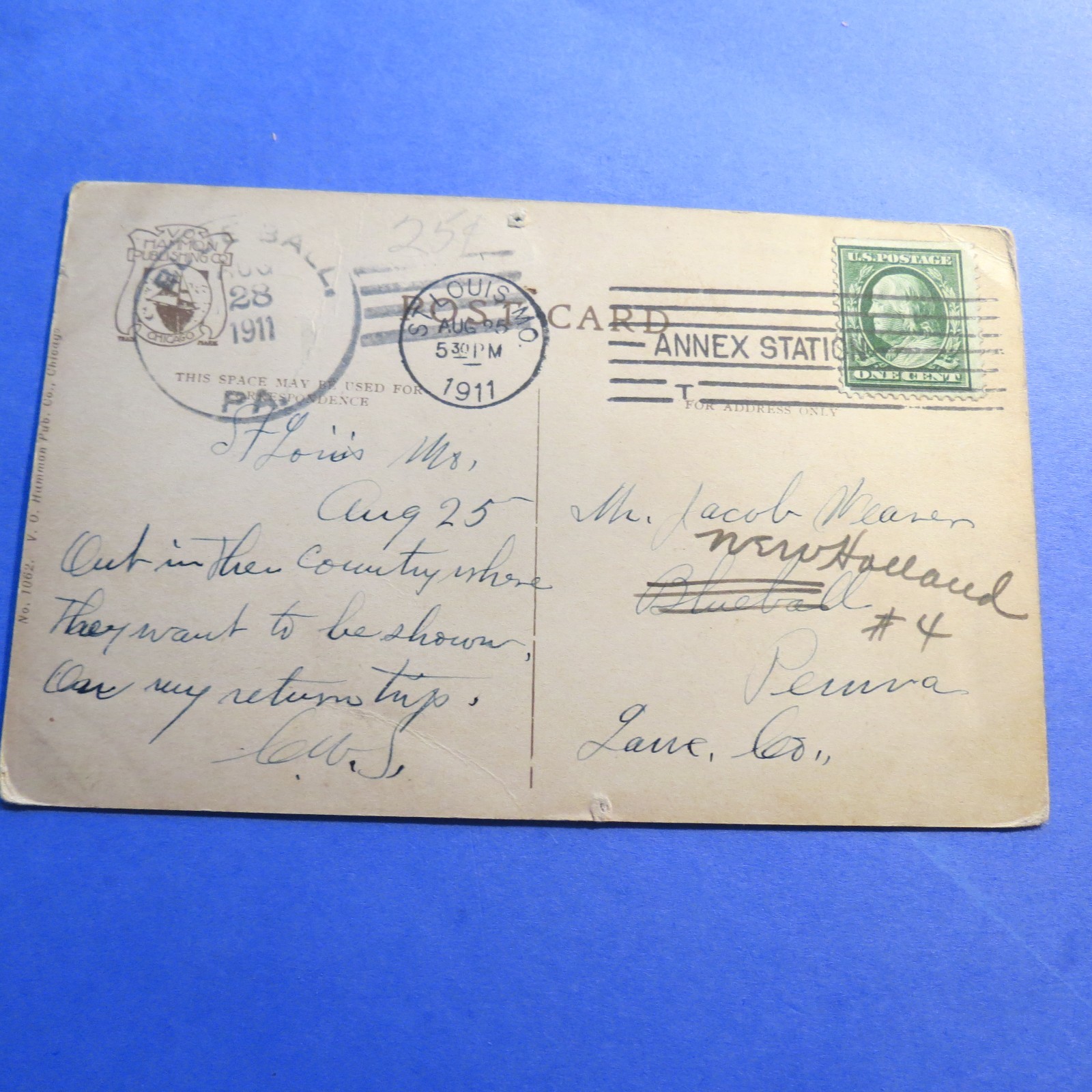 St Louis MO Bird's eye View  Vintage Old Postcard PC4662