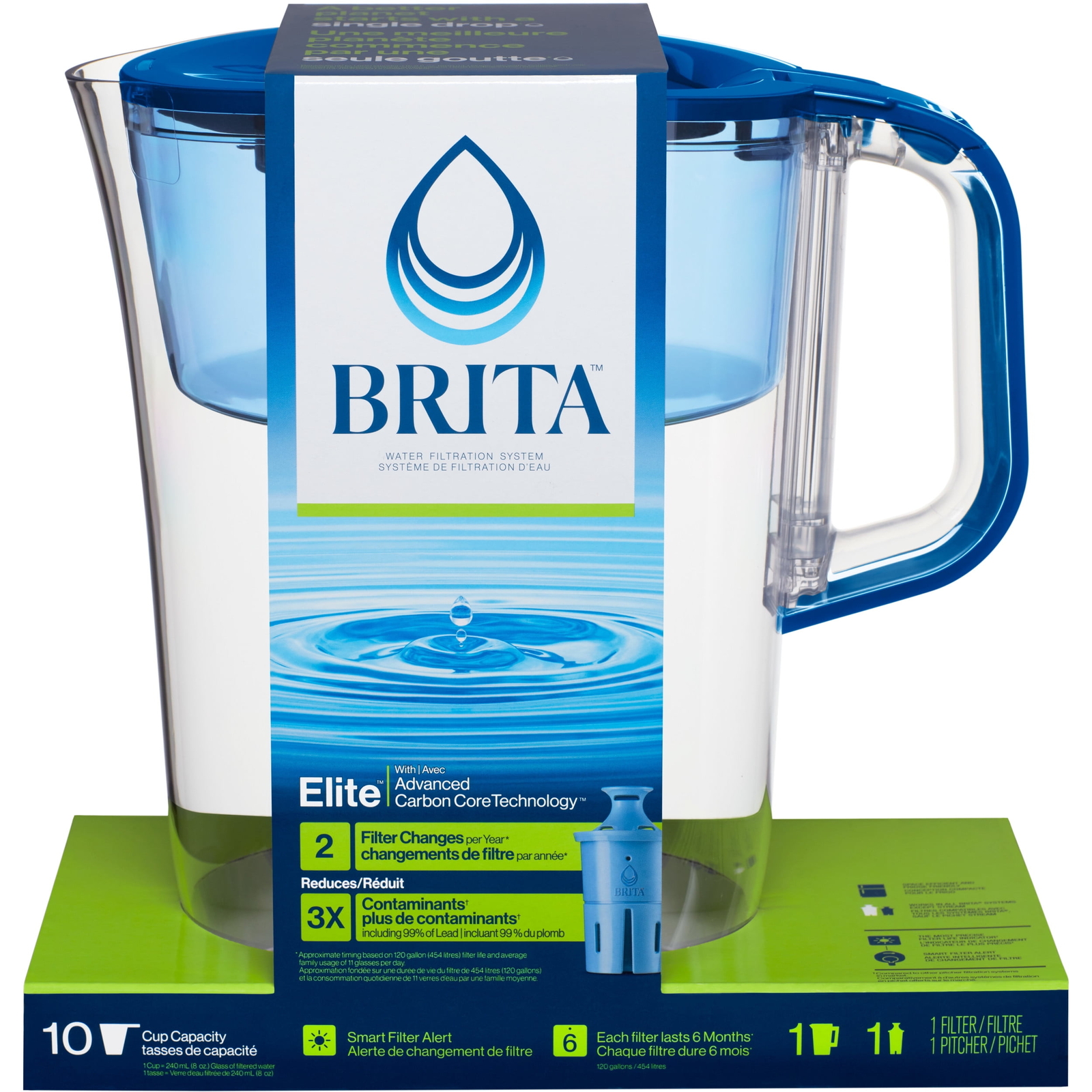 Pitcher With 1 Brita Elite Filter