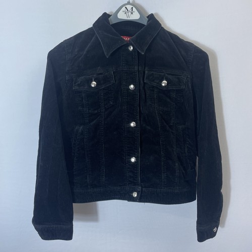 ジャケット・アウター OLD Chaps corduroy coveralls Vintage Chaps Denim Black Corduroy Jacket Women's Size L Y2K