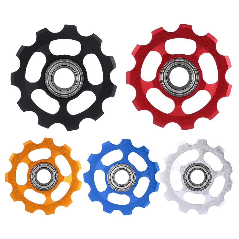 Rear Derailleur Pulley Wheels MTB Bike Aluminum Alloy Bearing Jockey Wheel