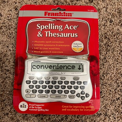 Franklin 2007 Spelling Ace & Thesaurus SA-206S