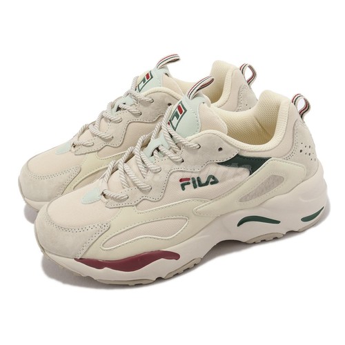 

Fila Ray Tracer Бежевые Зеленые Мужские Унисекс Повседневная Обувь Для Папы Кроссовки, Бежевый, Ray Tracer
